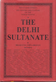 Front cover of the book 'Imusti The History And Culture Of The Indian People: Volume 6: The Delhi Sultanate' by R. C. Majumdar.