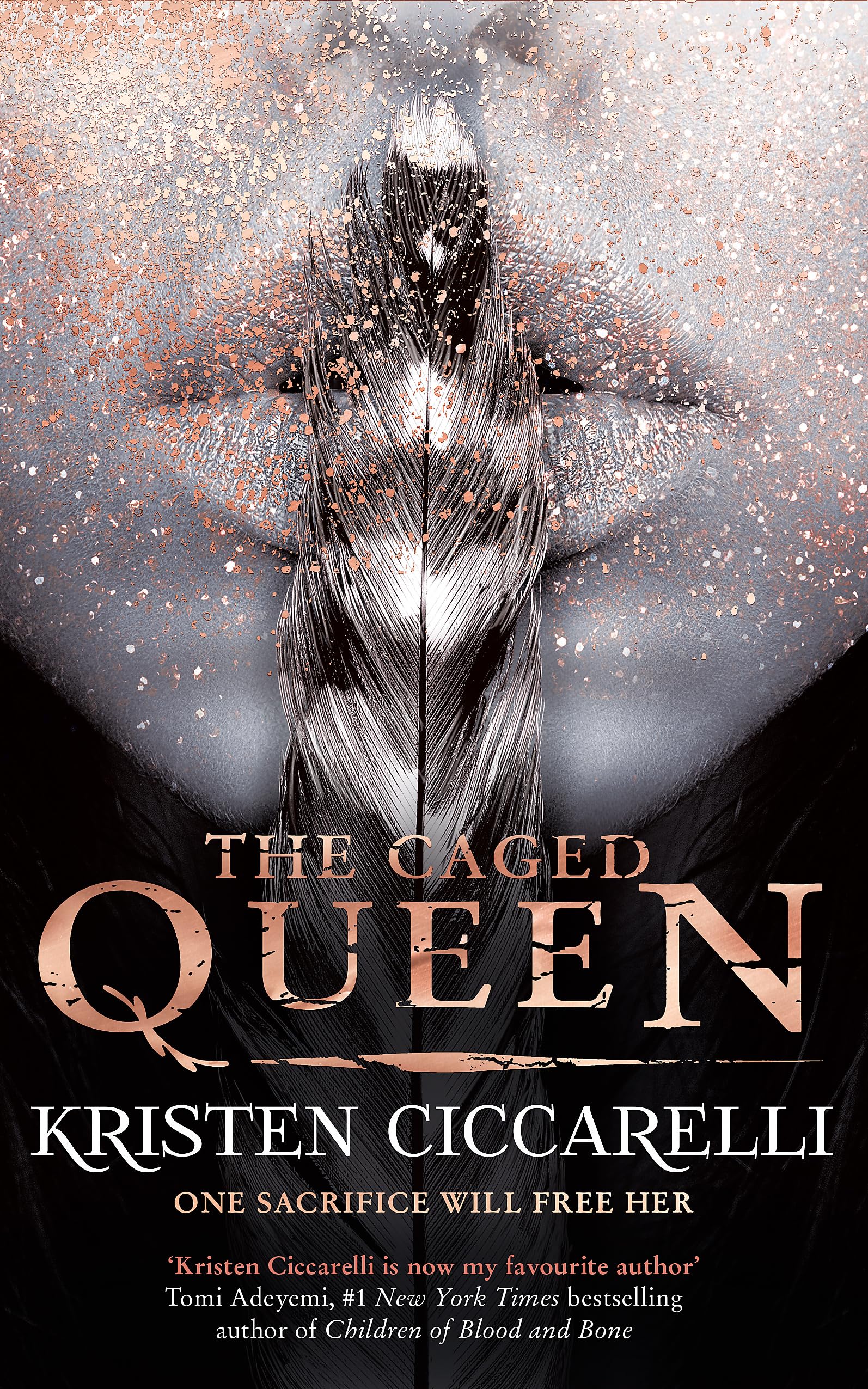 Front cover of the book 'Caged Queen' by Kristen Ciccarelli.