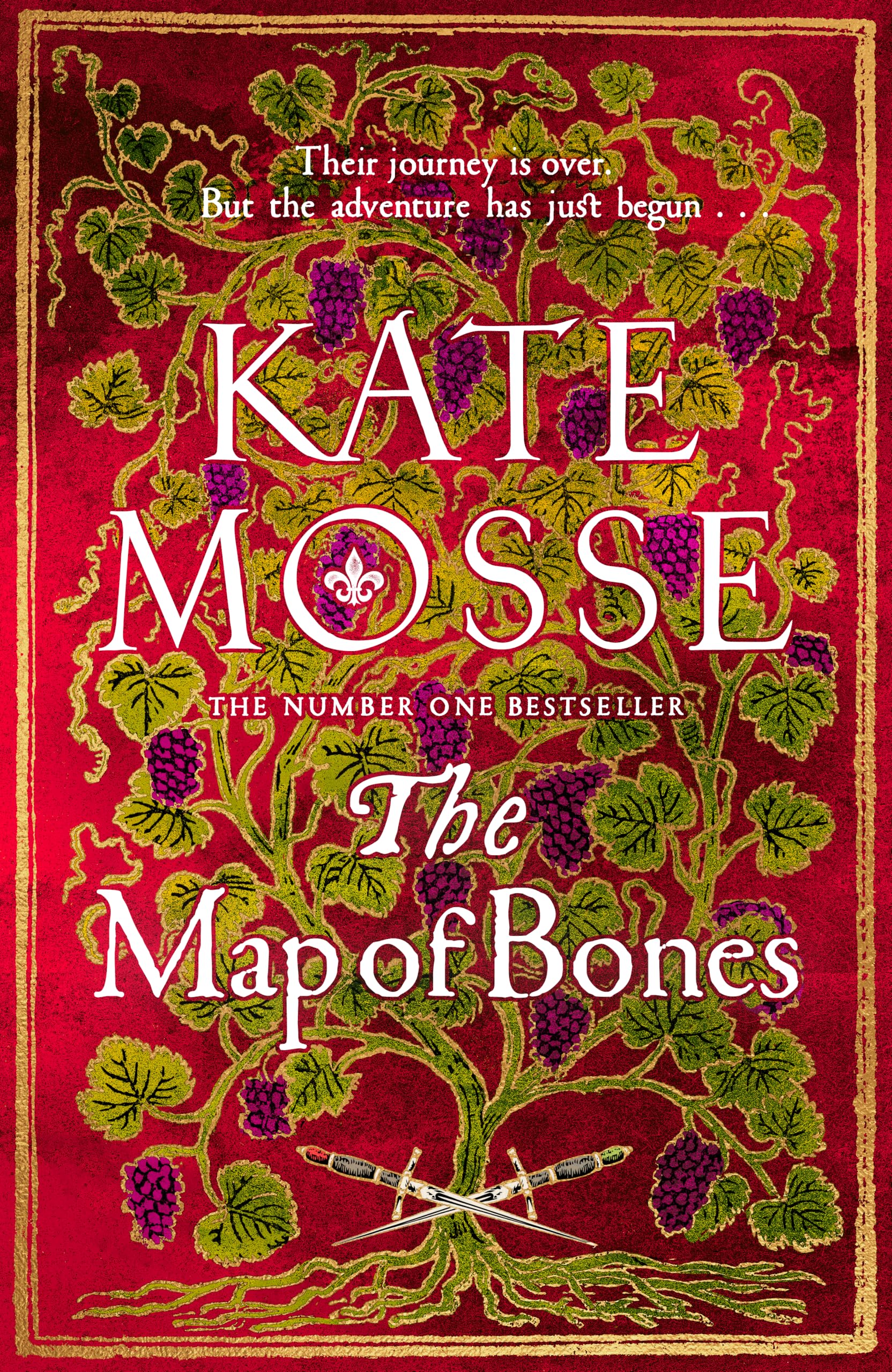 Front cover of the book 'Map of Bones' by Kate Mosse.