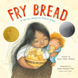 Front cover of the book 'Fry Bread: A Native American Family Story' by Kevin Nobel.