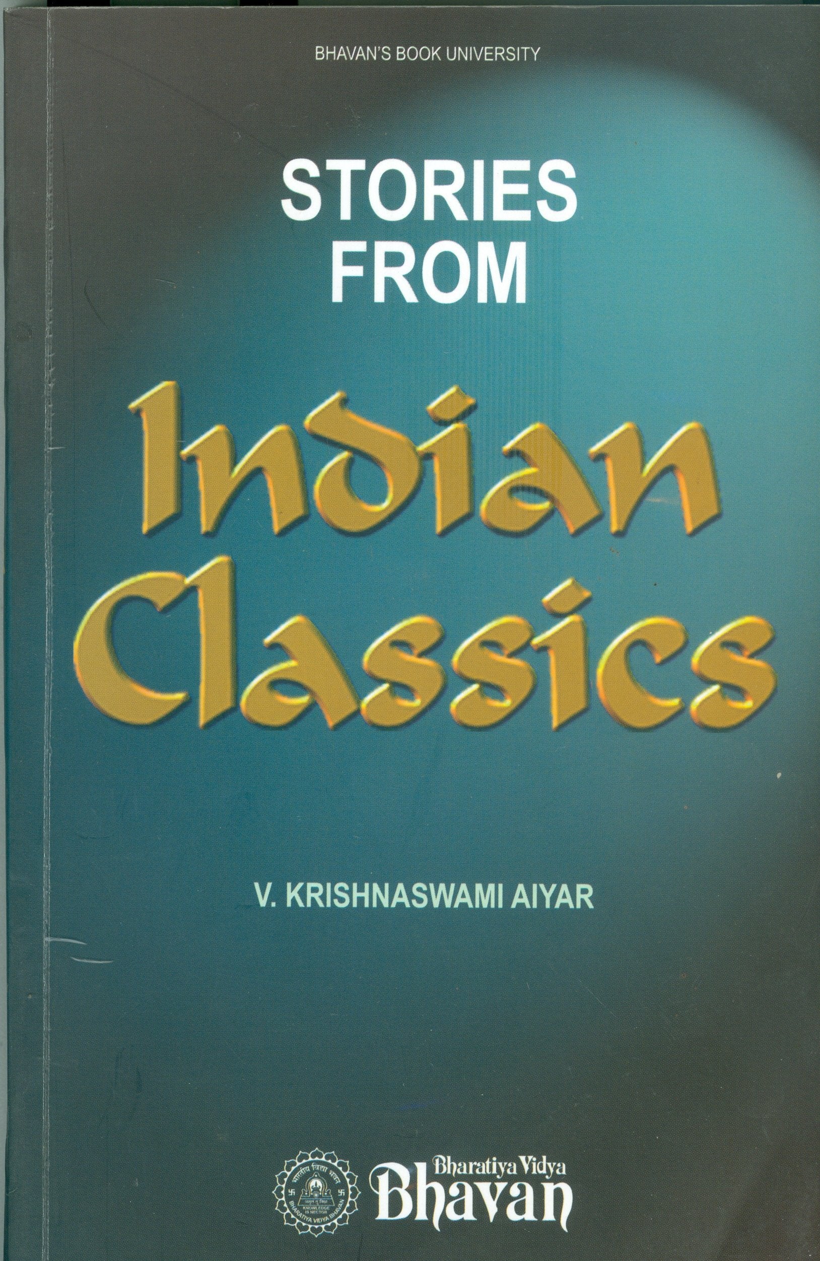 Front cover of the book 'Stories from Indian Classics' by V. Krishnaswami Aiyar.
