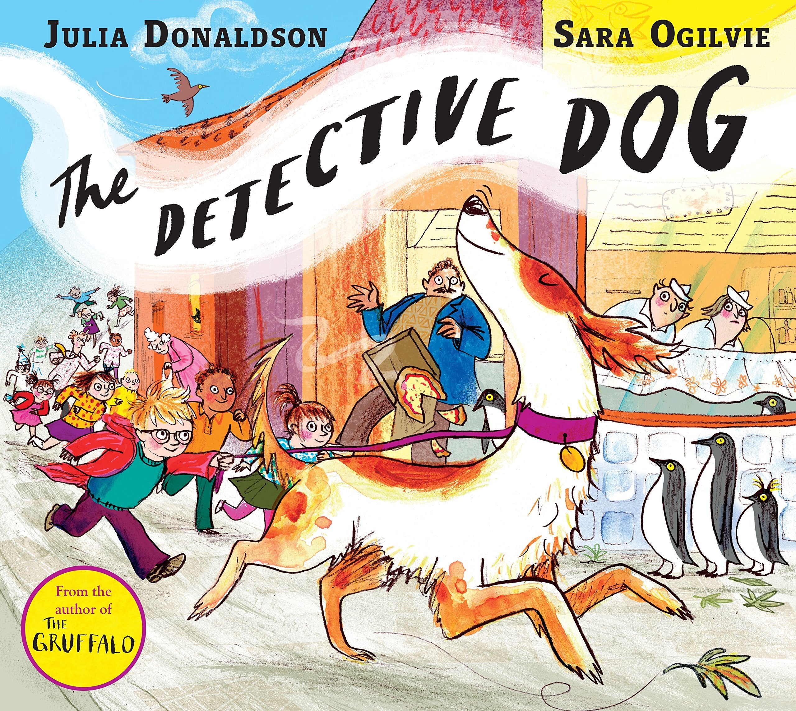 Front cover of the book 'The Detective Dog' by Julia Donaldson.