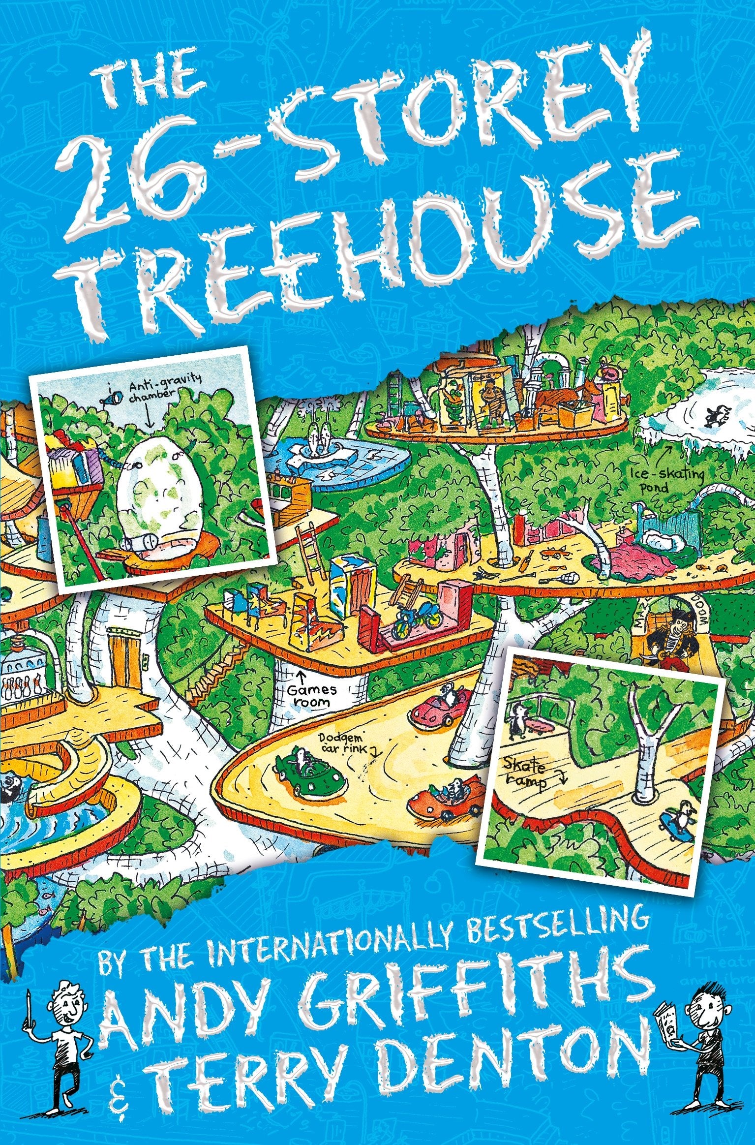 Front cover of the book '26 Storey Treehouse' by Andy Griffiths.