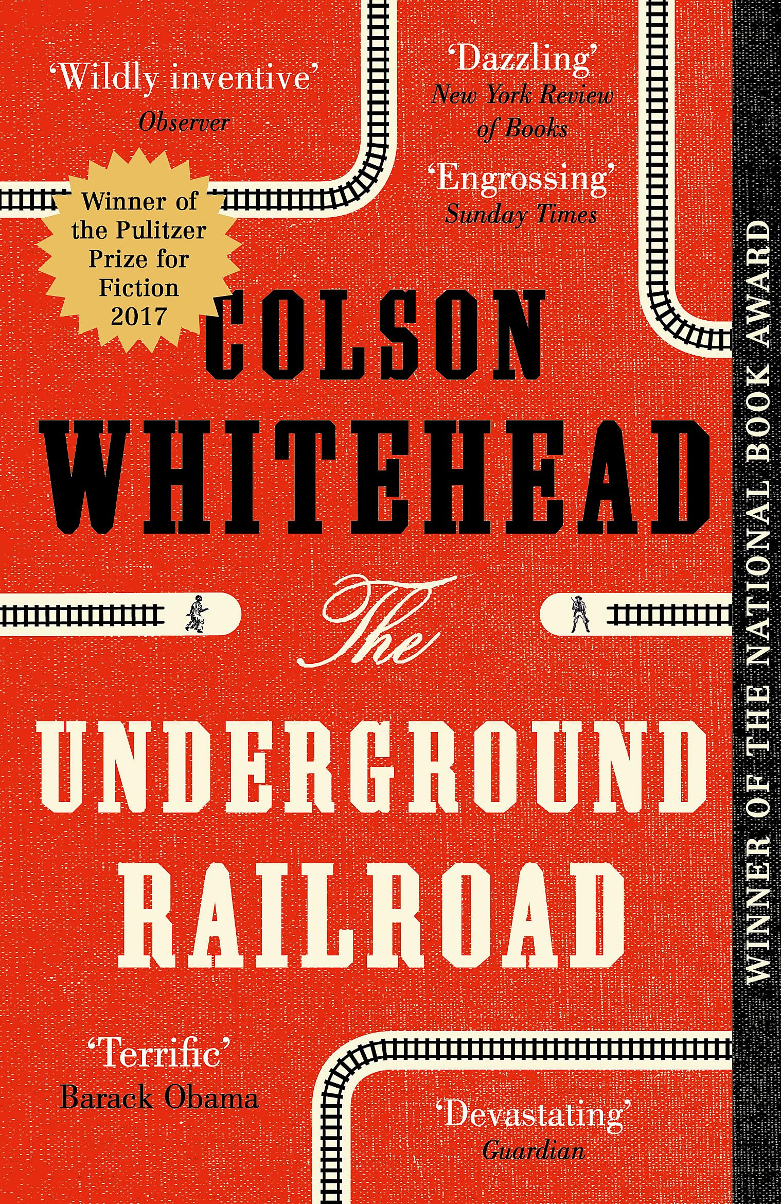 Front cover of the book 'Underground Railroad' by Colson, Whitehead.