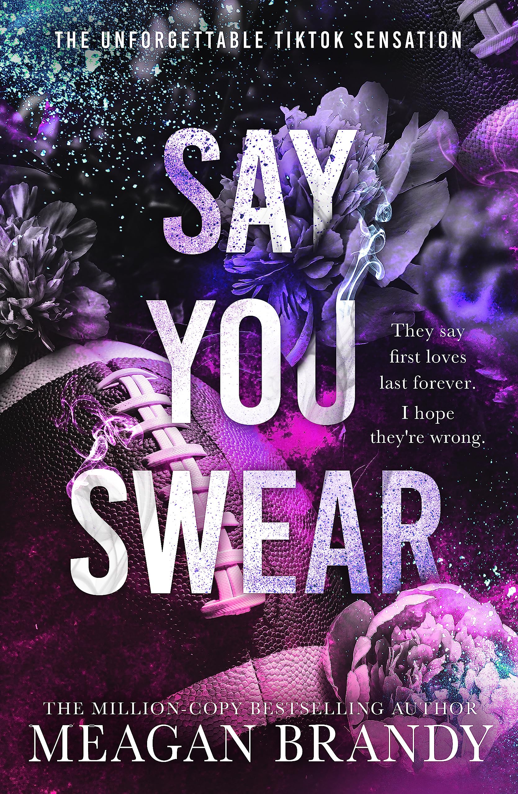 Front cover of the book 'Say you swear' by Meagan Brandy.