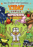 Front cover of the book 'Science Comics: Spiders: Worldwide Webs' by Tait Howard.