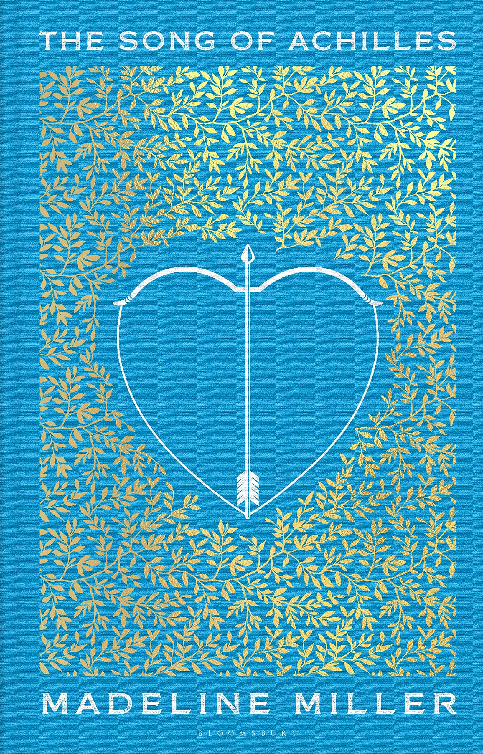 Front cover of the book 'The song of achilles' by Madeline Miller.