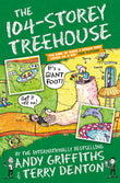 Front cover of the book '104-Storey Treehouse' by Andy Griffiths.