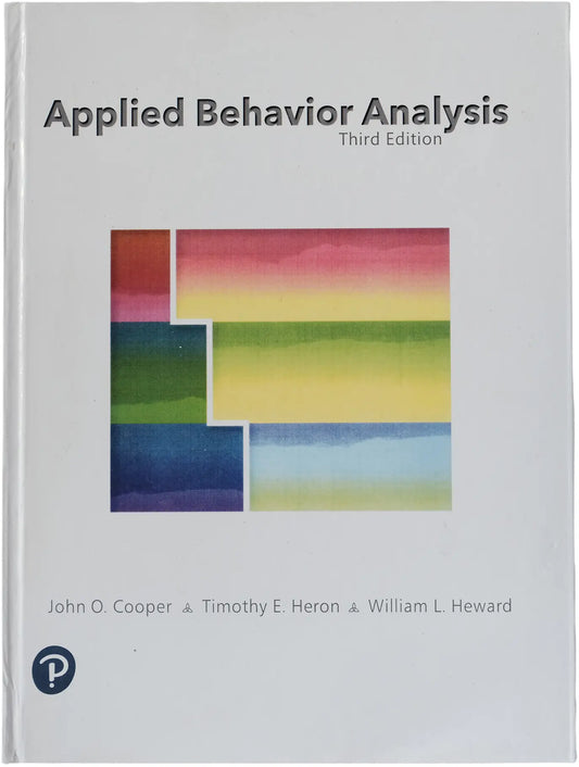 Applied Behavior Analysis ISBN: 9780134752556 ISBN 9780134752556 Paperback bookcover – Nybookshub
