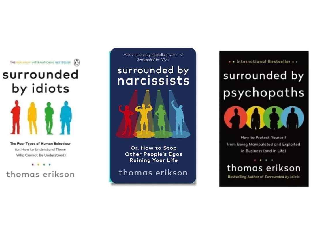 (Combo Pack 3) Surrounded by Idiots + Surrounded by Psychopaths + Surrounded by Narcissists PaperbackÐ  by Thomas Erikson