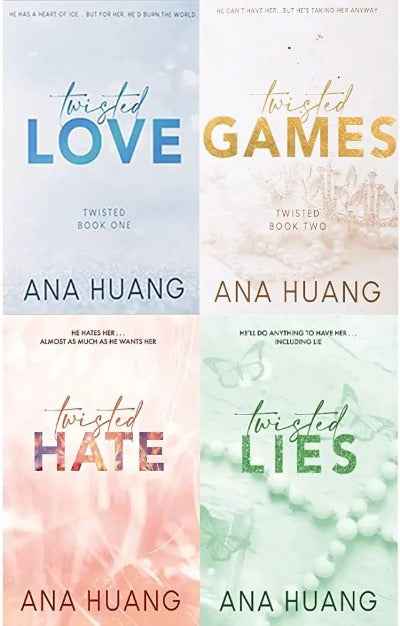 (Combo) Twisted Hate + Twisted Love + Twisted Games + Twisted Lies (Paperback) - Ana Huang