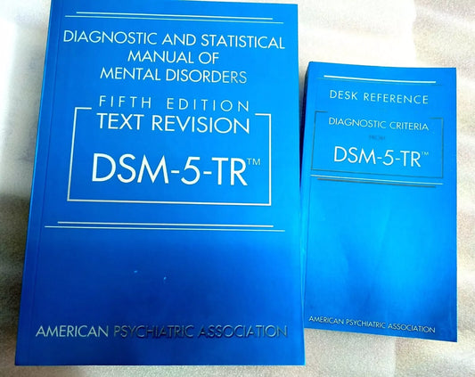 DSM-5-TR Paperback Desk Reference Diagnostic Manual APA Bundle