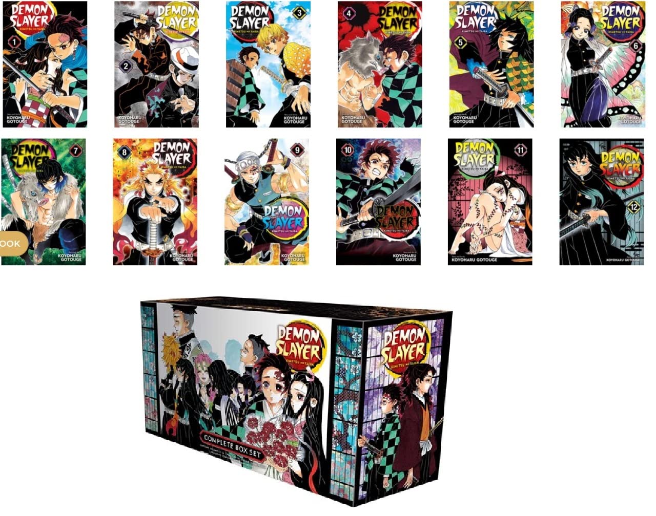 Demon Slayer: Complete Box Set (Volumes 1–23) – Premium Manga Edition Paperback - NYBooksHub