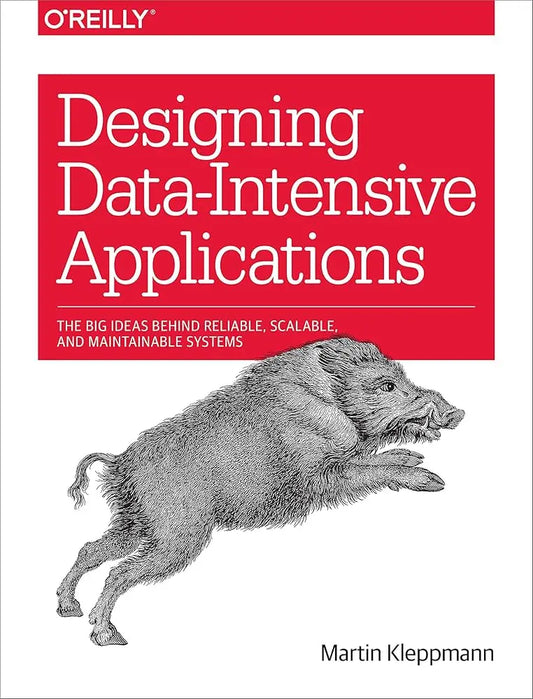 Cover of Designing Data-Intensive Applications system design book