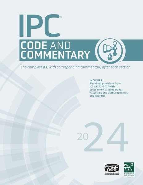 2024 International Plumbing Code Commentary IPC ICC Paperback