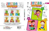 Jumbo Colouring Book Pink Paperback