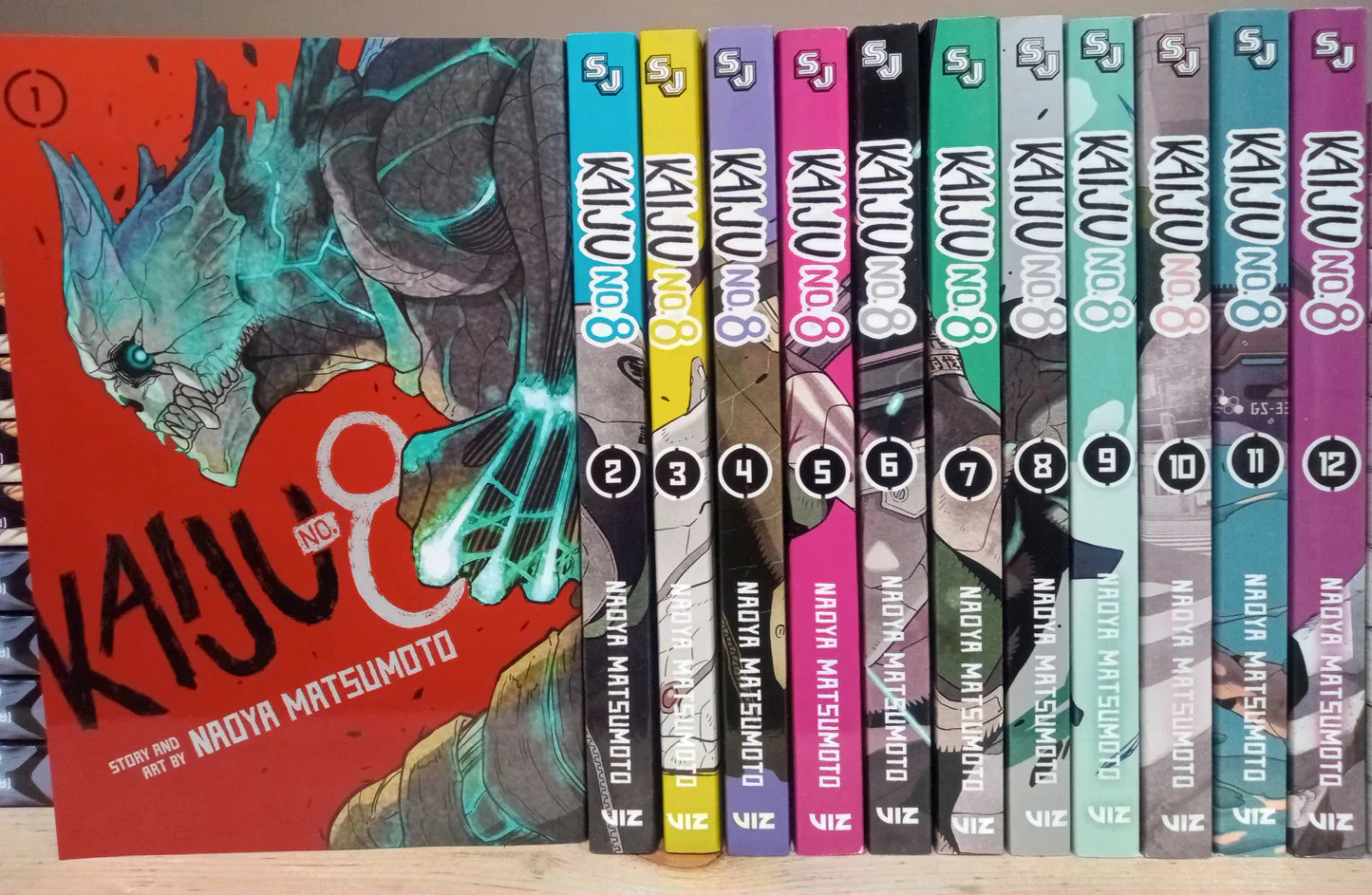 Kaiju No. 8 Manga Vol. 1-12 Manga Full/Loose Set English by Naoya Matsumoto 🎁 Freebie: A free Manga Wall Poster - NYBooksHub