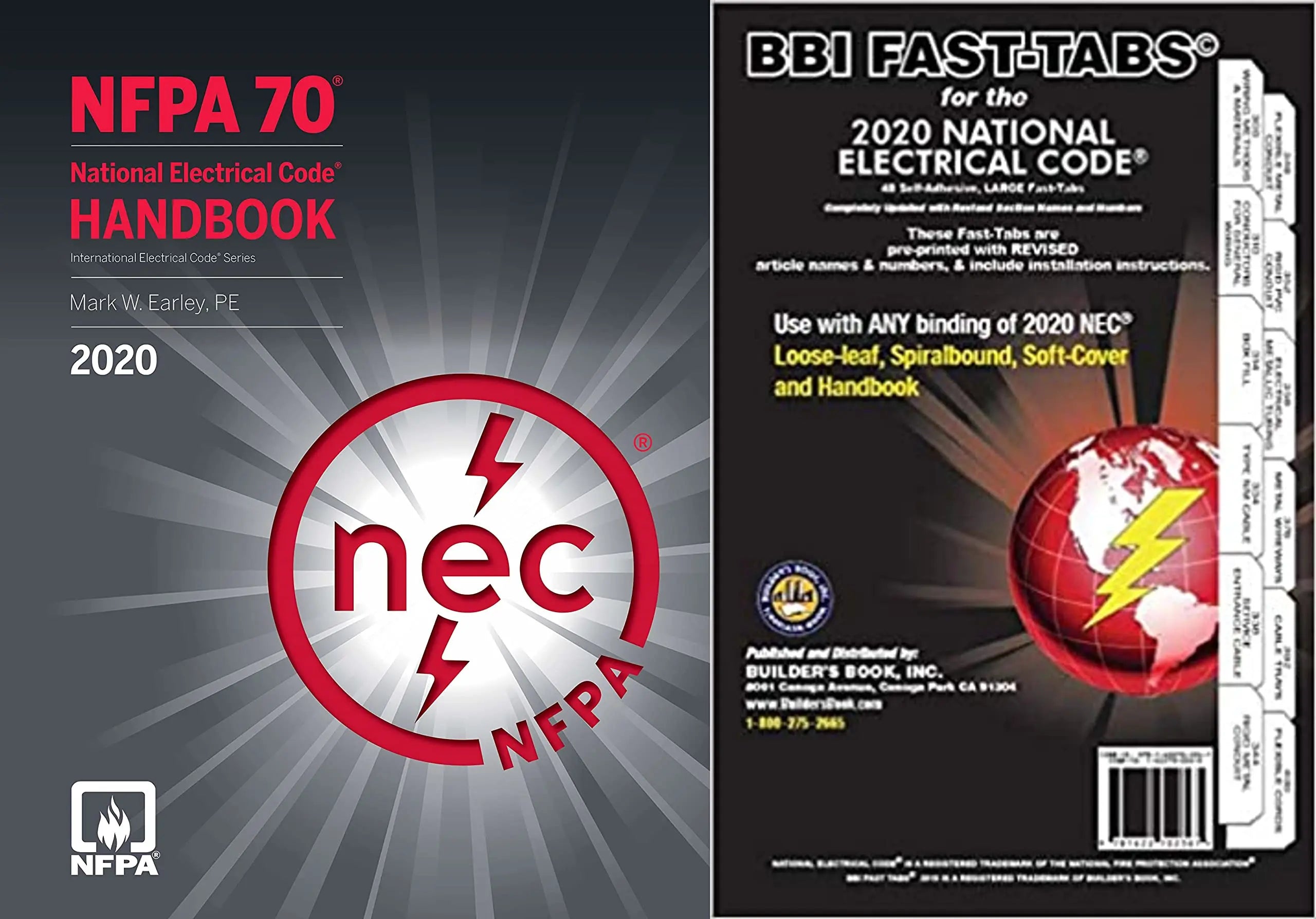 NEC 2020 Handbook NFPA 70 with BBI Fast Tabs Electrical Code Book