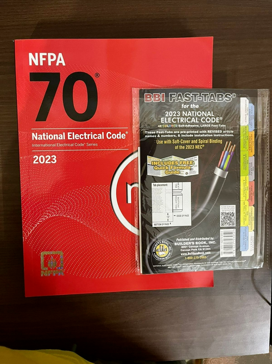 NEW 2023 NEC Code Book NFPA70 National Electrical Code with 2023 BBI Fast Tabs ISBN 9781455900008 - NYBooksHub