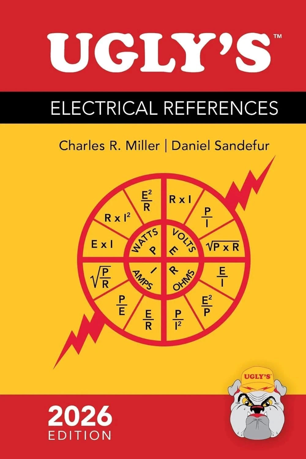 Book cover of 'UGLY'S Electrical References' with a red and yellow design and text.