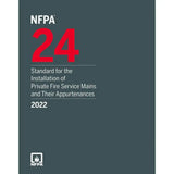 NFPA 24 (2022) – Private Fire Service Mains Standard Paperback | Paperback