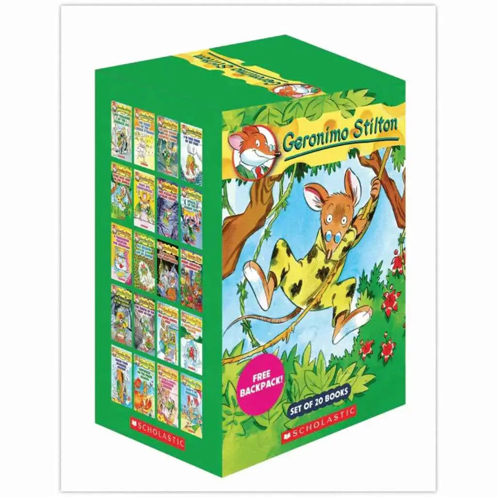 Geronimo Stilton – 20 Books English Box Set | 9782019112509 | paperback