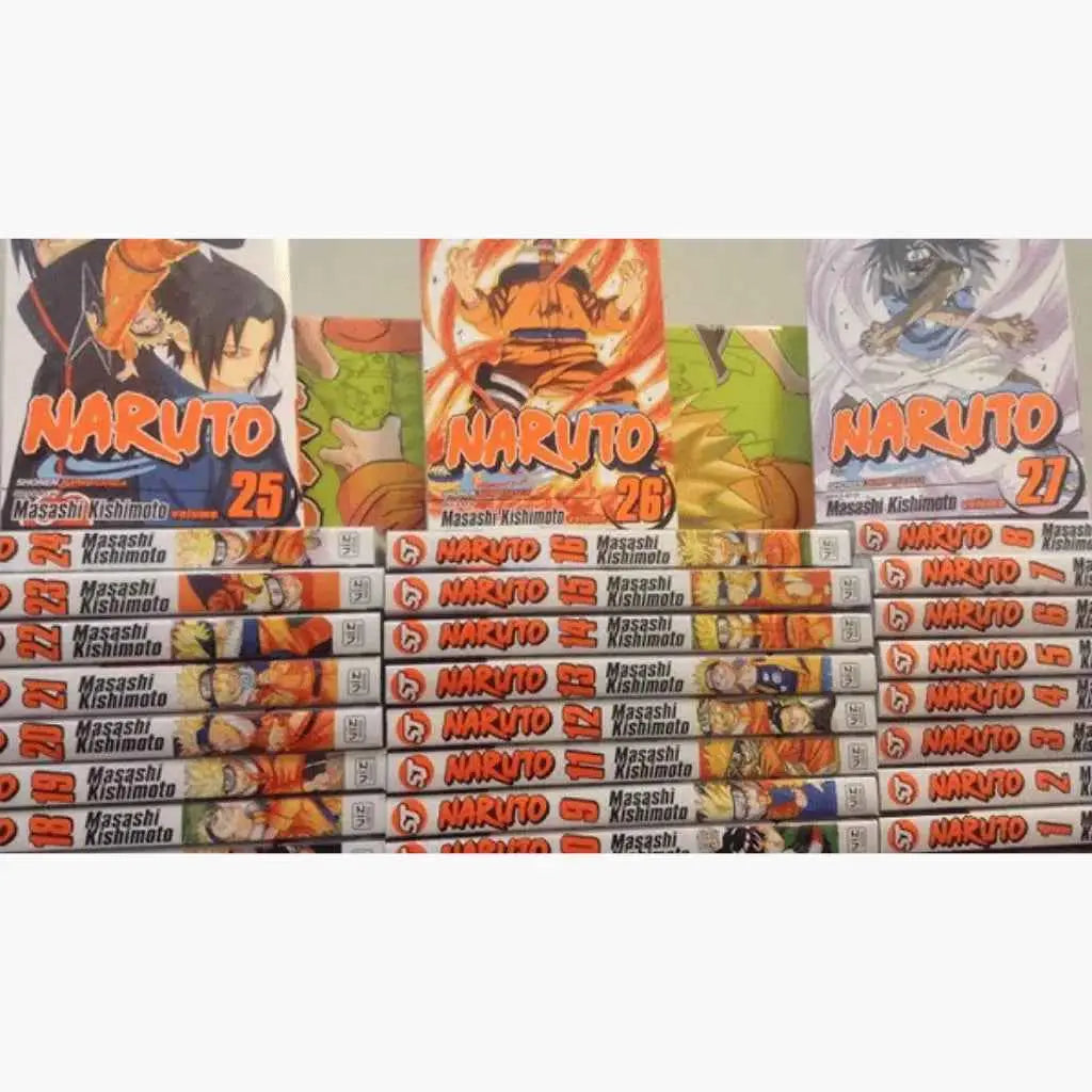 Naruto Manga Box Set 1 – Volumes 1-27 + Free Poster | paperback