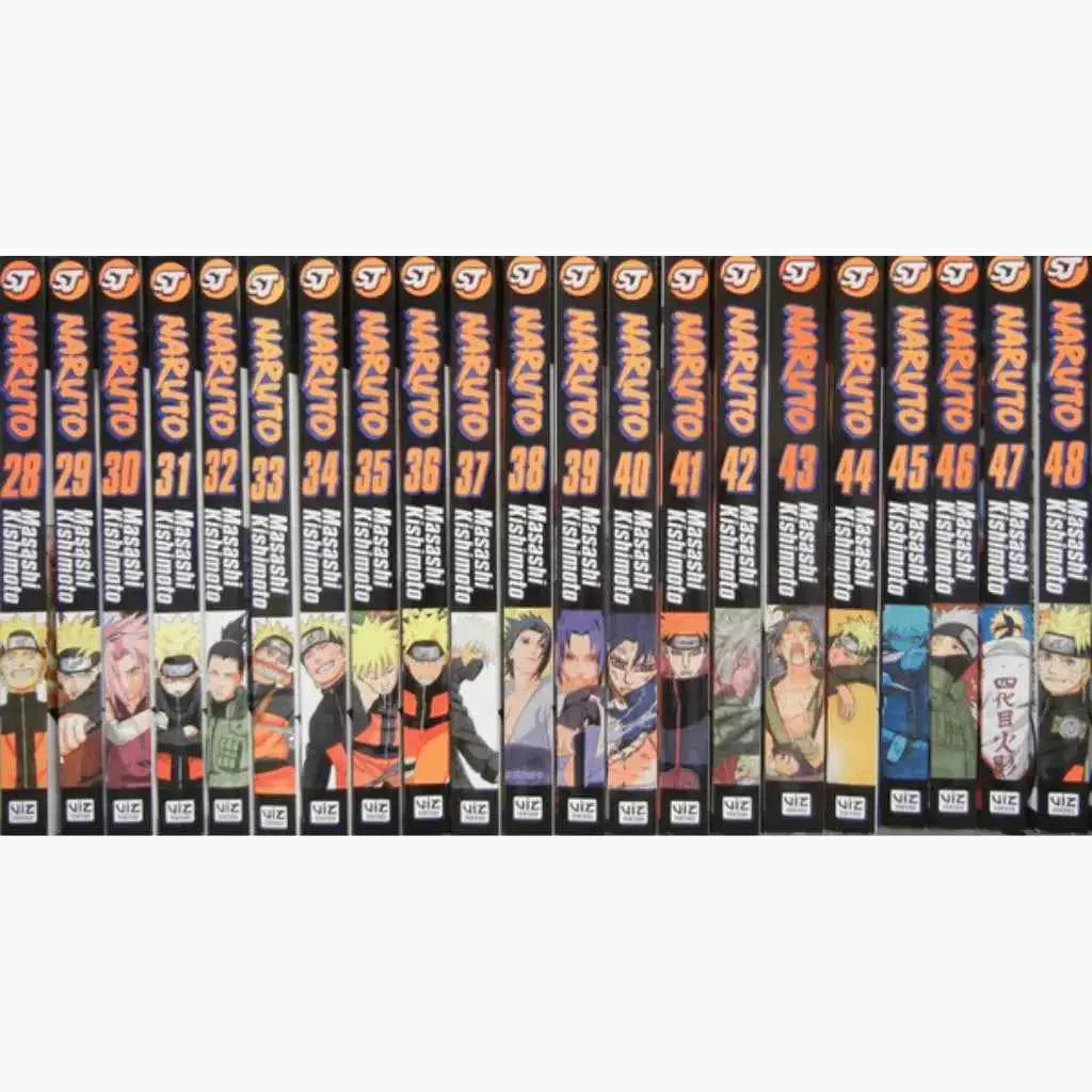 Naruto Manga Box Set 2 (Volumes 28-48) – Free Wall Poster | Paperback