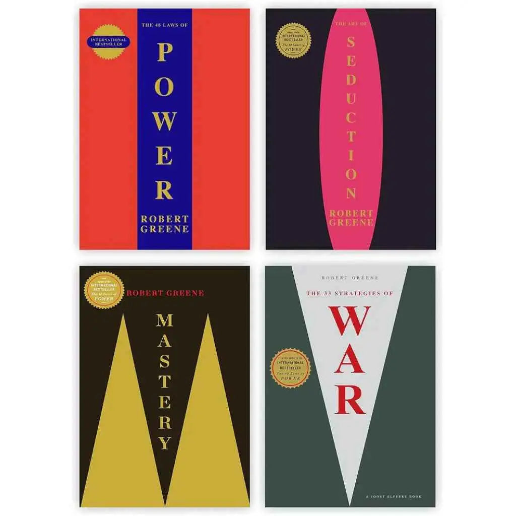 Robert Greene 4-Book Set – Power, Seduction, Strategy & Mastery | Robert G | paperback