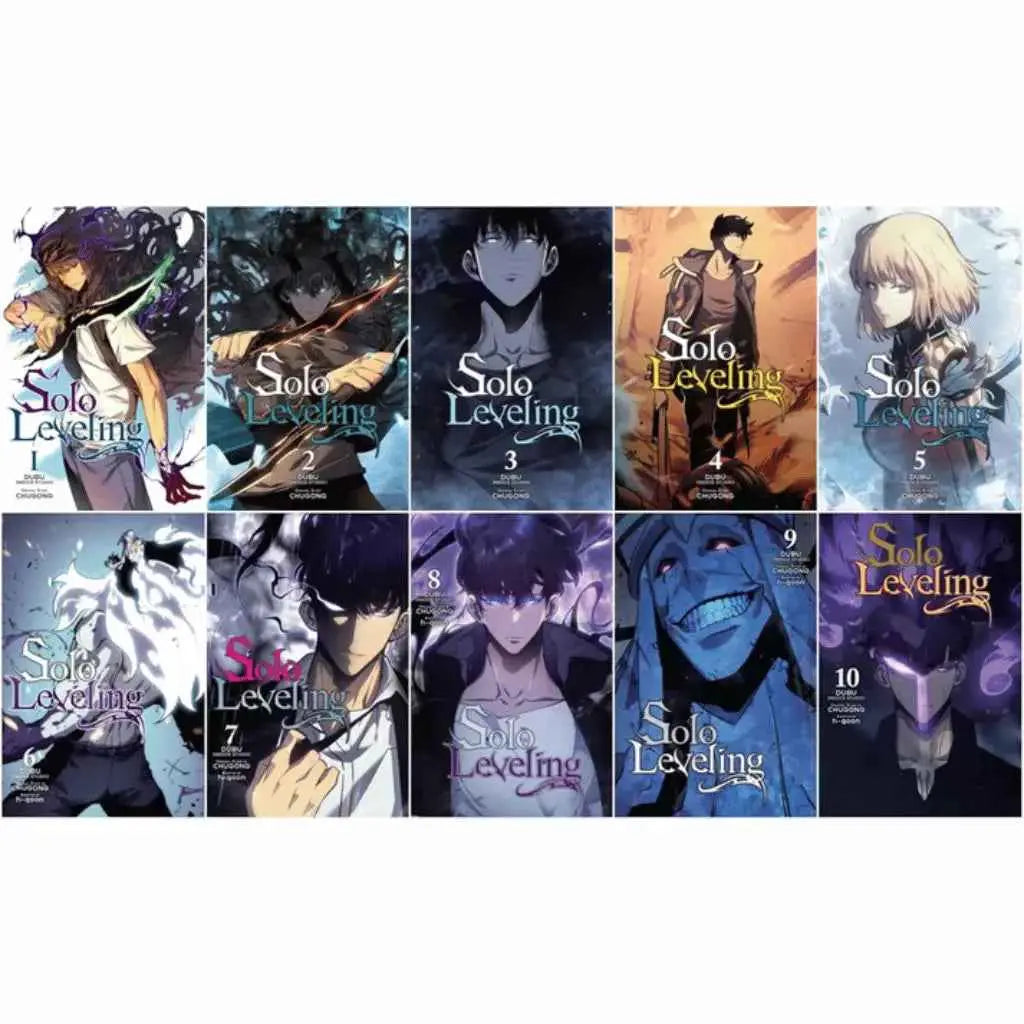 Solo Leveling Manga Series Vol. 1–10 Collection | paperback