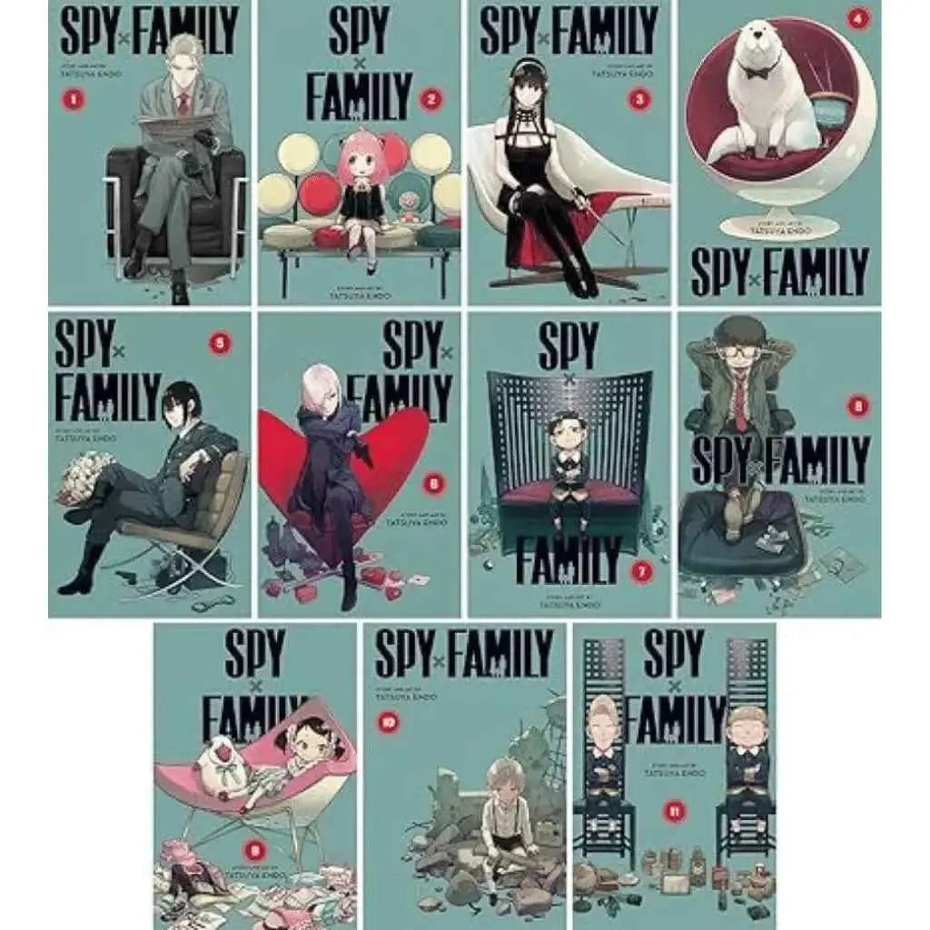 Spy X Family Vol.1-11 Box Set – Complete Manga Collection | Tatsuya E | Paperback