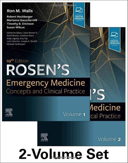 Rosen's Emergency Medicine: Concepts and Clinical Practice: 2-Volume Set 10th Edition Hardcover