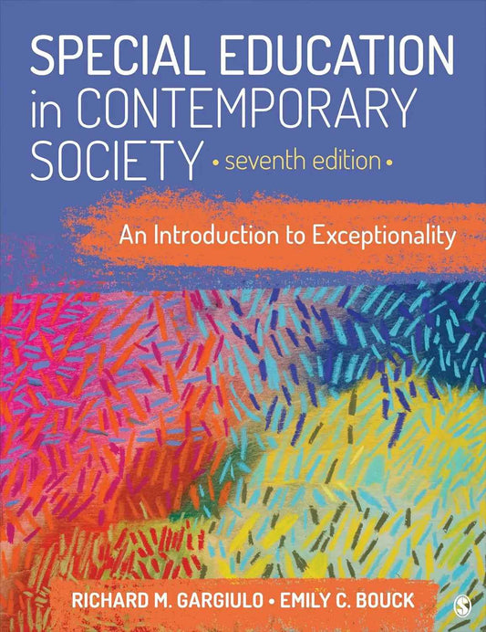 Special Education in Contemporary Society: an Introduction to Exceptionality 7Ed Paperback 9781544373652