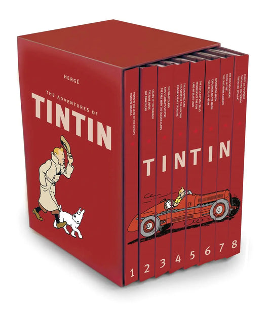 The Adventures of Tintin: The Complete Collection Hardcover – Illustrated Hardcover bookcover – Nybookshub