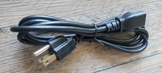 Universal Power Cord 6ft NEMA 5-15P to IEC320 C13 18AWG
