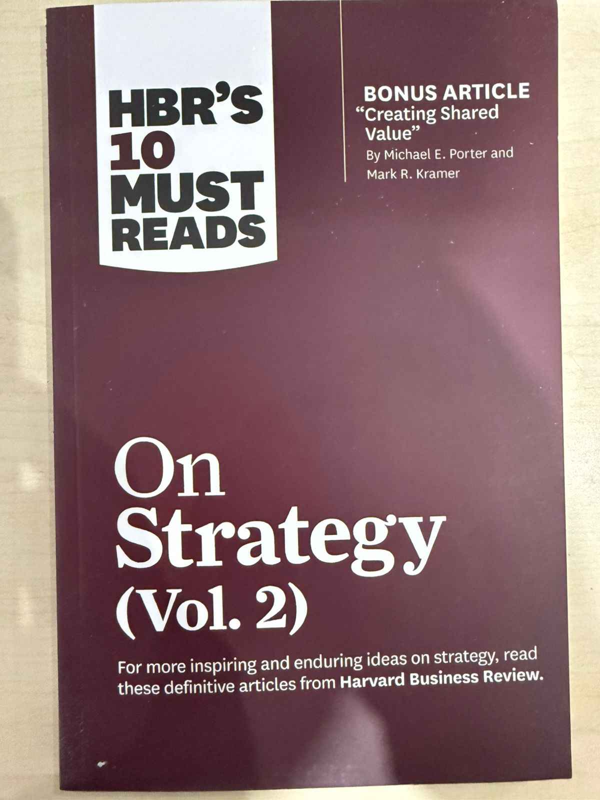 HBR's 10 Must Reads on Strategy vol 2  PaperbackÐ  by Harvard Business Review