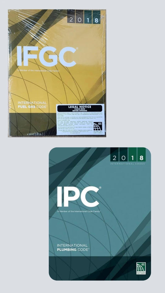 2018 International Plumbing & Fuel Gas Code Set | IPC 2018 IFGC 2018 ICC Series – Official Codebooks - NYBooksHub