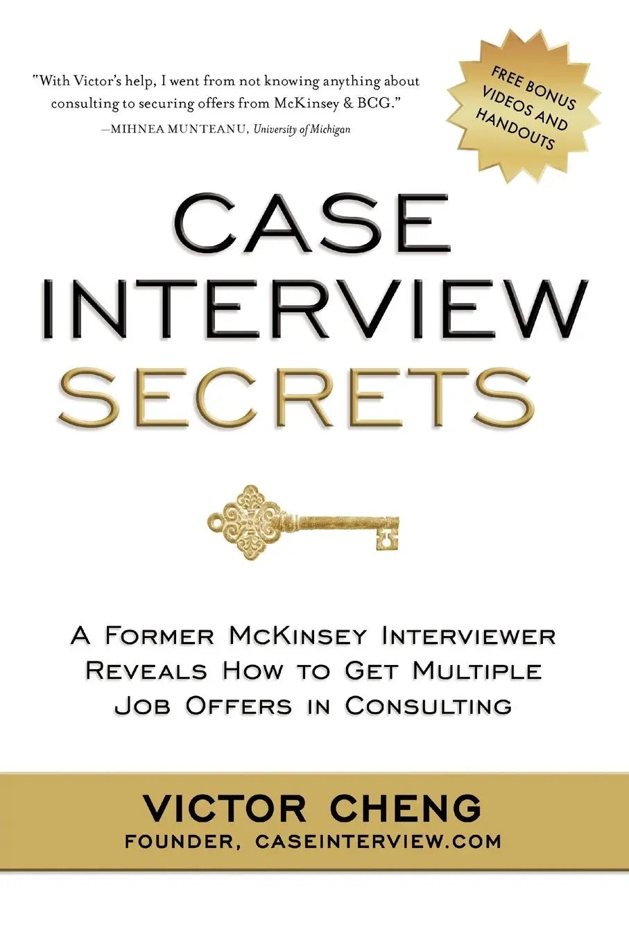 Case Interview Secrets by Victor Cheng book cover at Nybookshub