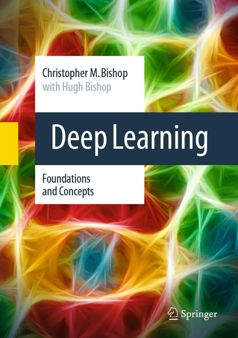Deep Learning: Foundations and Concepts by Christopher Bishop book cover at Nybookshub