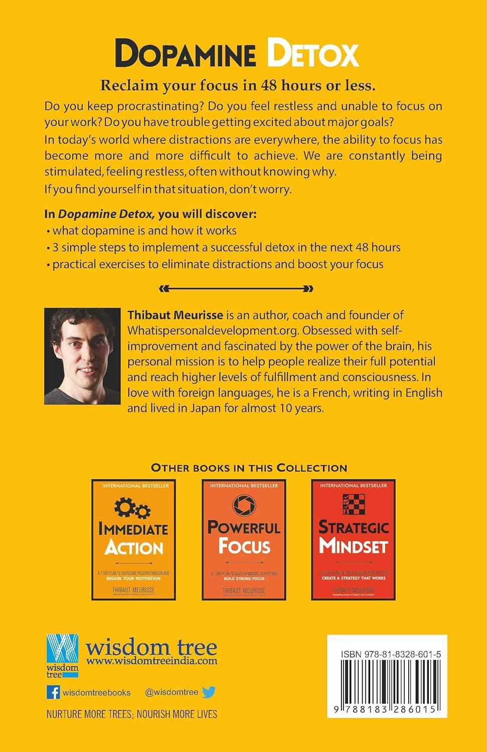 Dopamine Detox by Thibaut Meurisse | Paperback | HMS-9798525995178