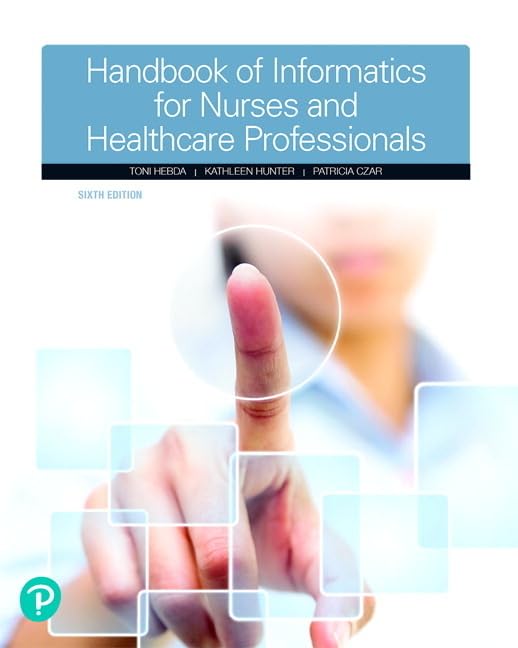 Handbook of Informatics for Nurses and Healthcare Professionals book cover at Nybookshub