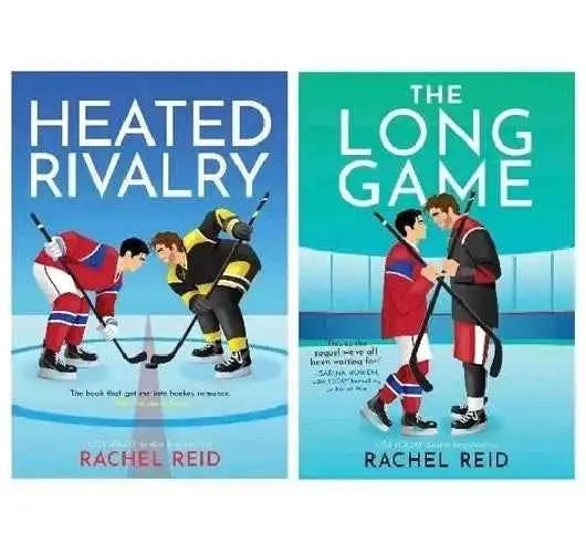 Heated Rivalry & The Long Game 2 Books Set – Rachel Reid [PB] |9789124018269|