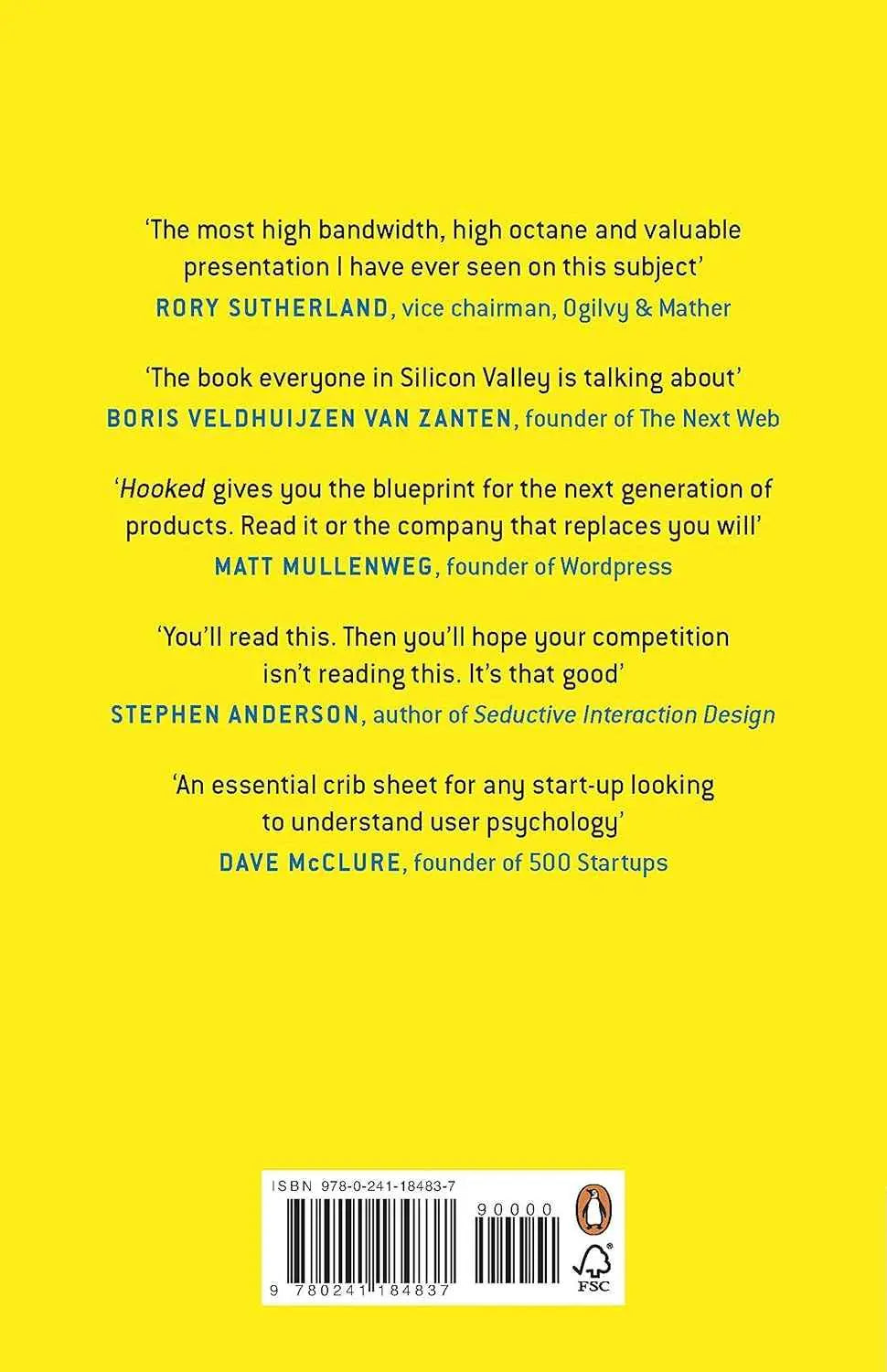 Hooked: How to Build Habit-Forming Products – Hardcover Nir Eyal |9780241184837|