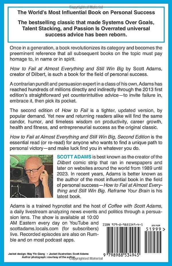 How to Fail at Almost Everything and Still Win Big – Scott Adams [PB] |9798988534945|
