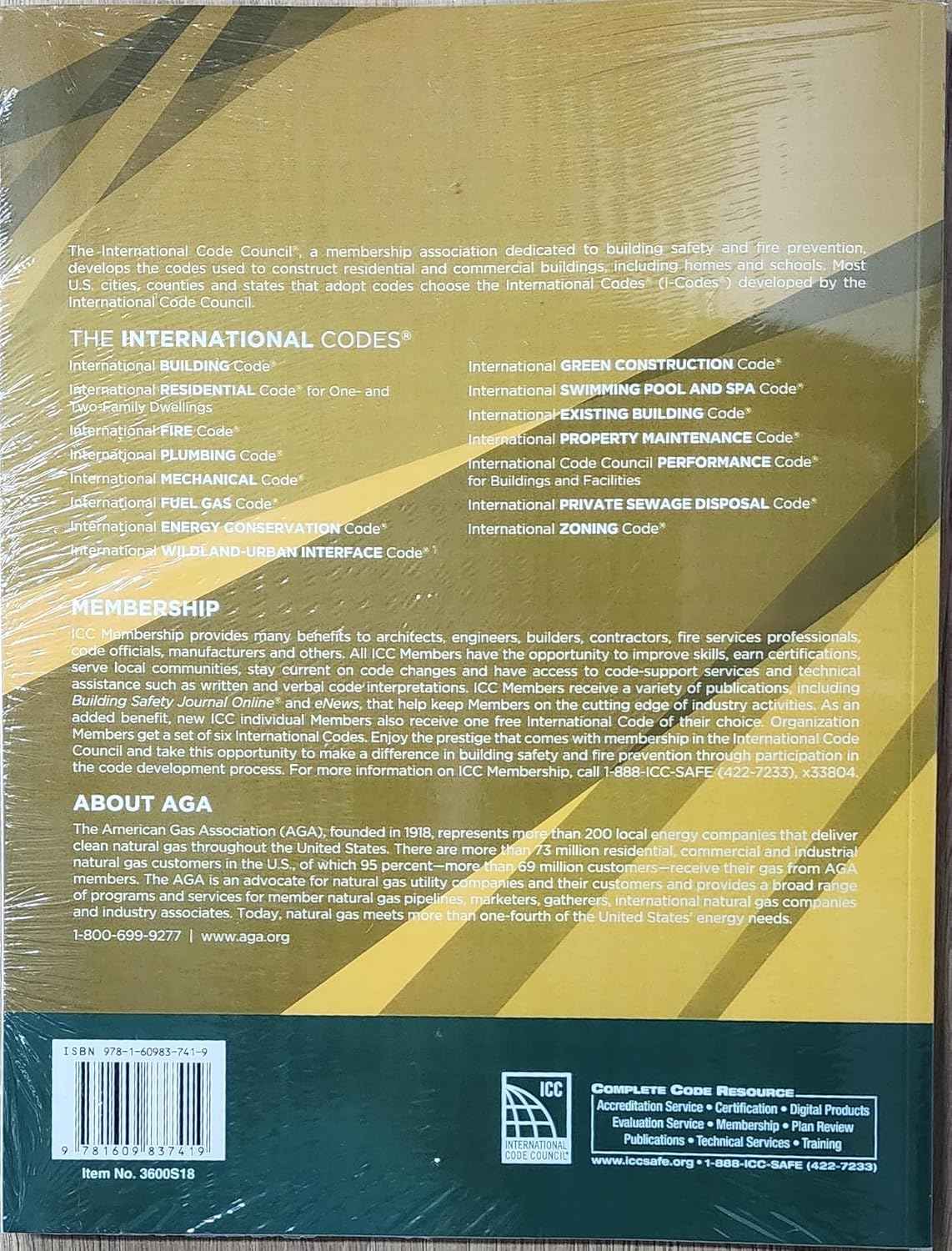 International Fuel Gas Code 2018 – 1st Edition ICC (Paperback)
