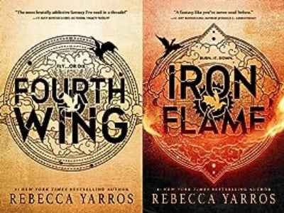 (Combo) Fourth Wing + Iron Flame (Paperback) by Rebecca Yarros