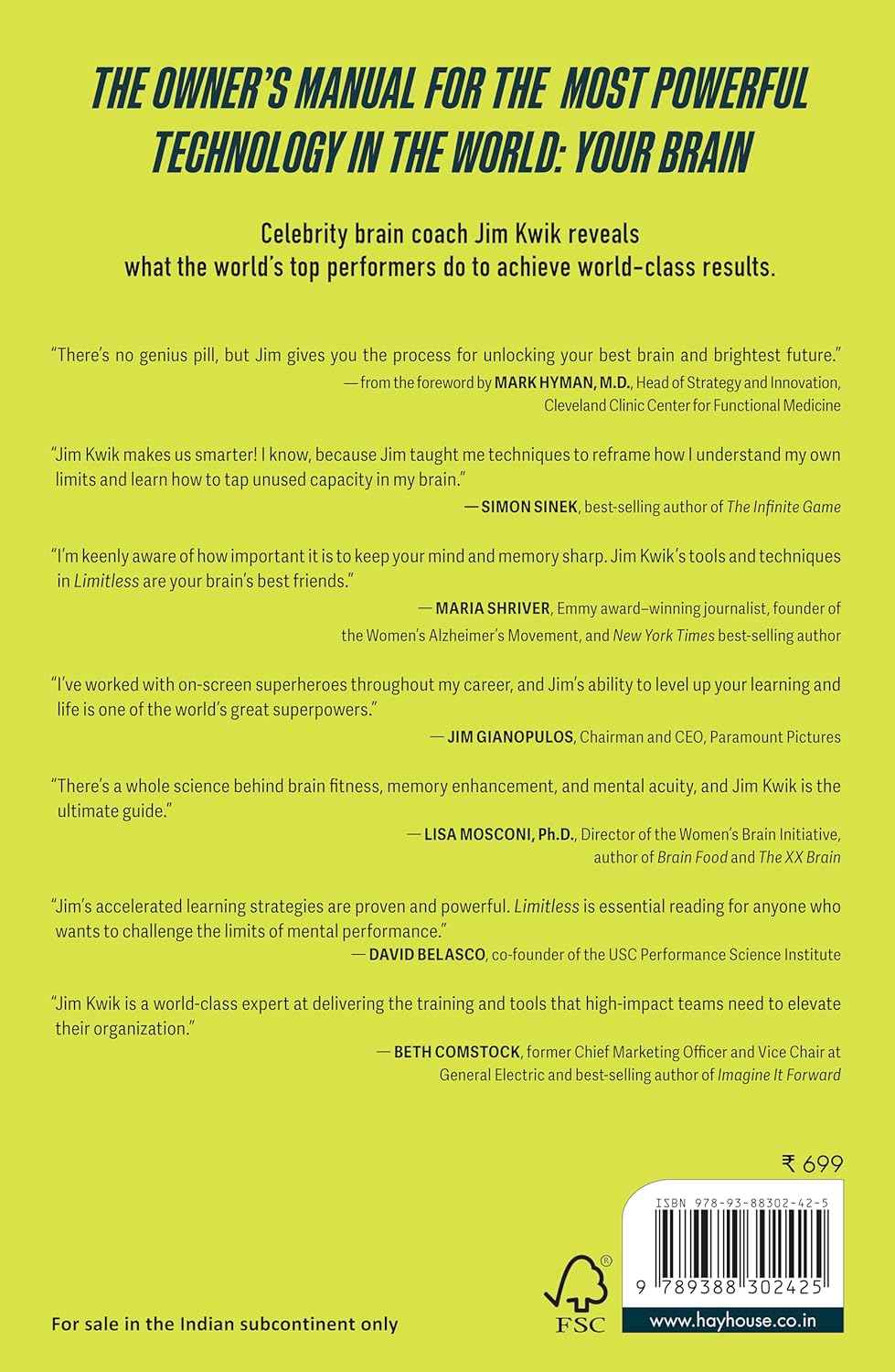 Limitless by Jim Kwik Hardcover |9789388302425|