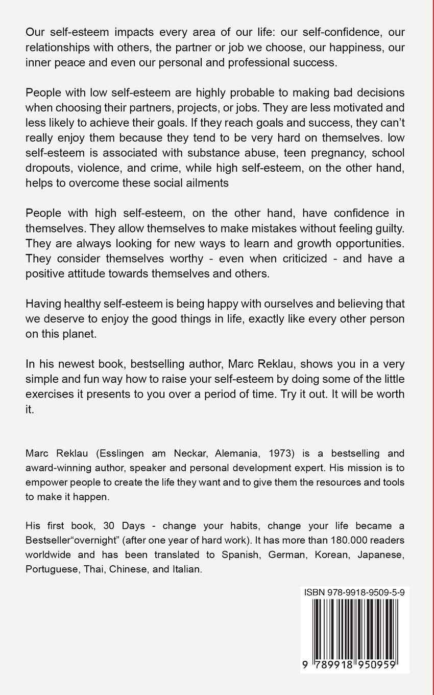 Self-Esteem Habits – Love Yourself First! Marc Reklau |9789918950959|