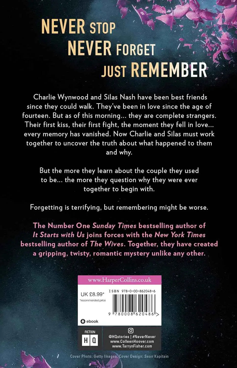 Never Never – Colleen Hoover & Tarryn Fisher Paperback |9780008620486|