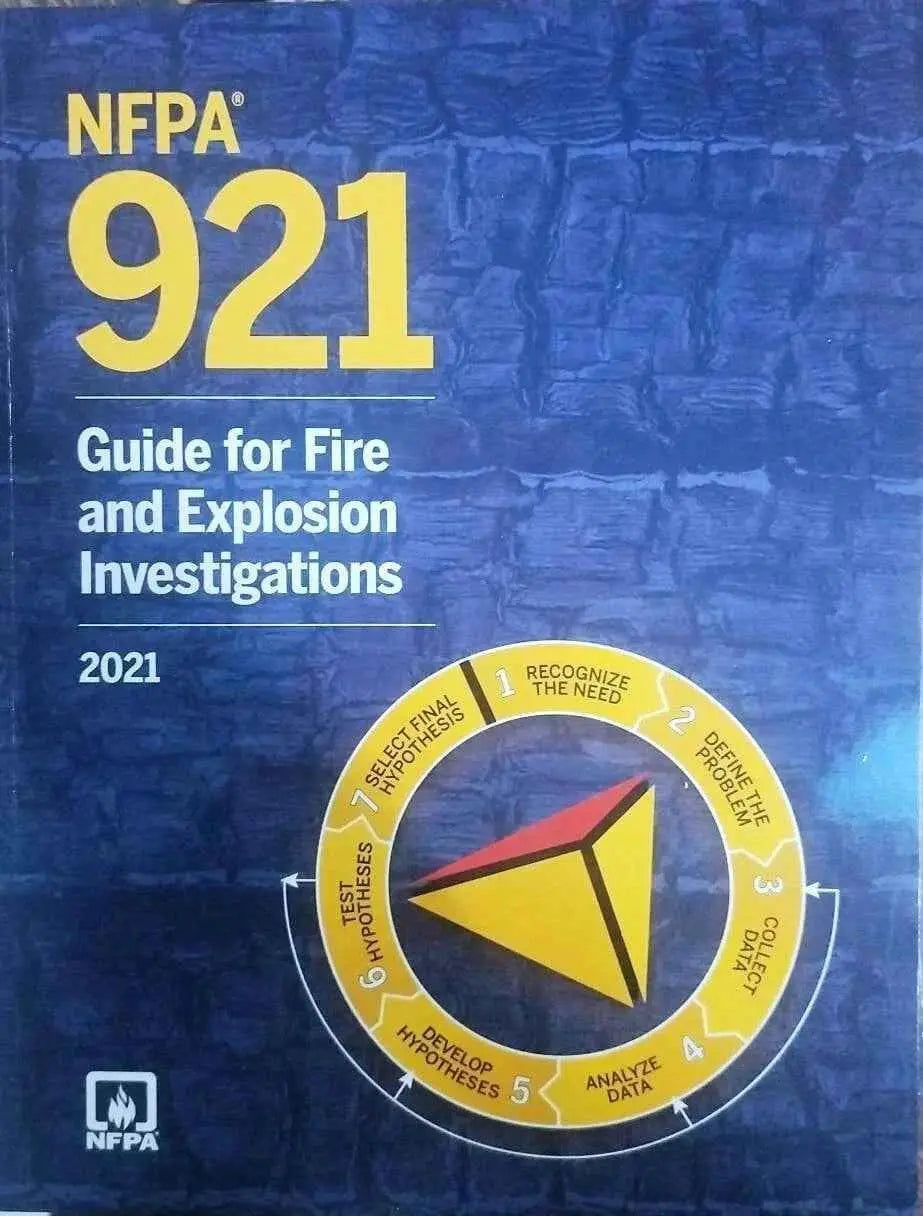 NFPA 921 Fire and Explosion Investigation Guide 2021 Forensic Fire Standard